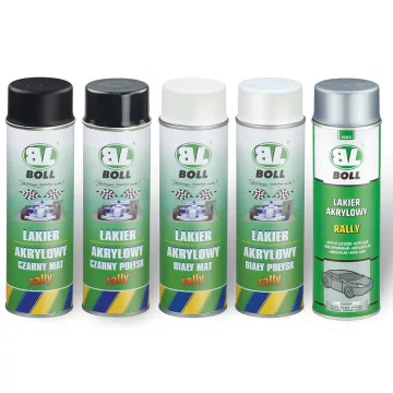   Boll akkril lakk fekete (matt) rally festék spray 500 ml 001011BOLL