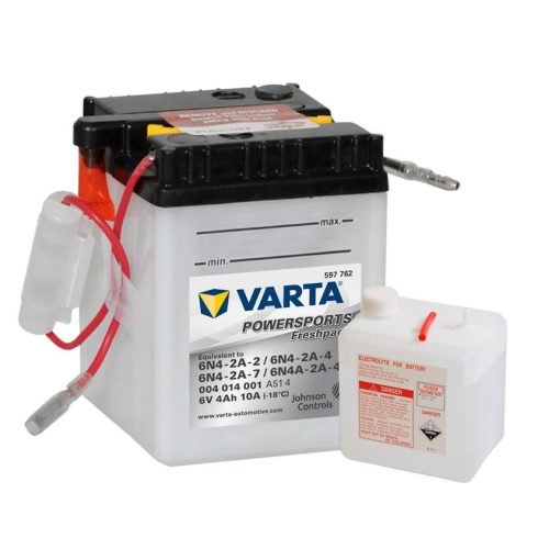 Varta 6v 4ah 10A motor akkumulátor 6N4-2A-2 004014001A514