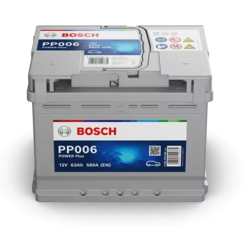 Bosch Power 12V 63 Ah autó akkumulátor bal+ 0092P00060