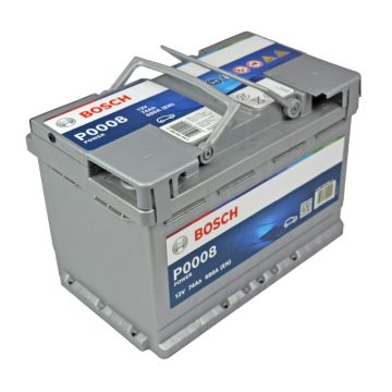   Bosch Power 12V 74 Ah 680 A autó akkumulátor jobb+ 0092P00080