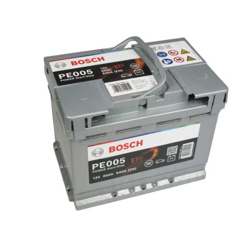 Bosch Power EFB 12V 60 Ah 640 A autó akkumulátor jobb+ 0092PE0050