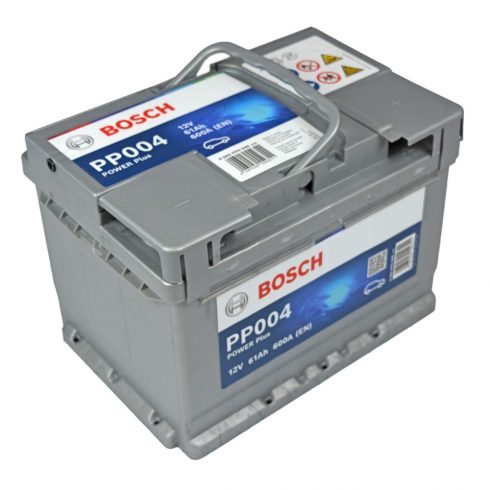 Bosch Power Plus 12V 61 Ah 600 A autó akkumulátor jobb+ 0092PP0040