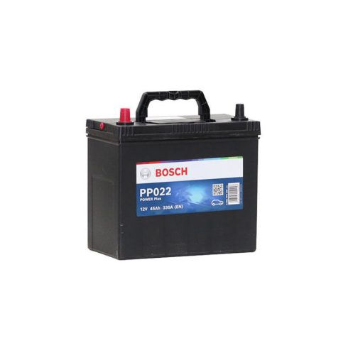 Bosch Power Plus 12V 45 Ah 330 A autó akkumulátor bal+ "ázsiai"vékonysarus 0092PP0220