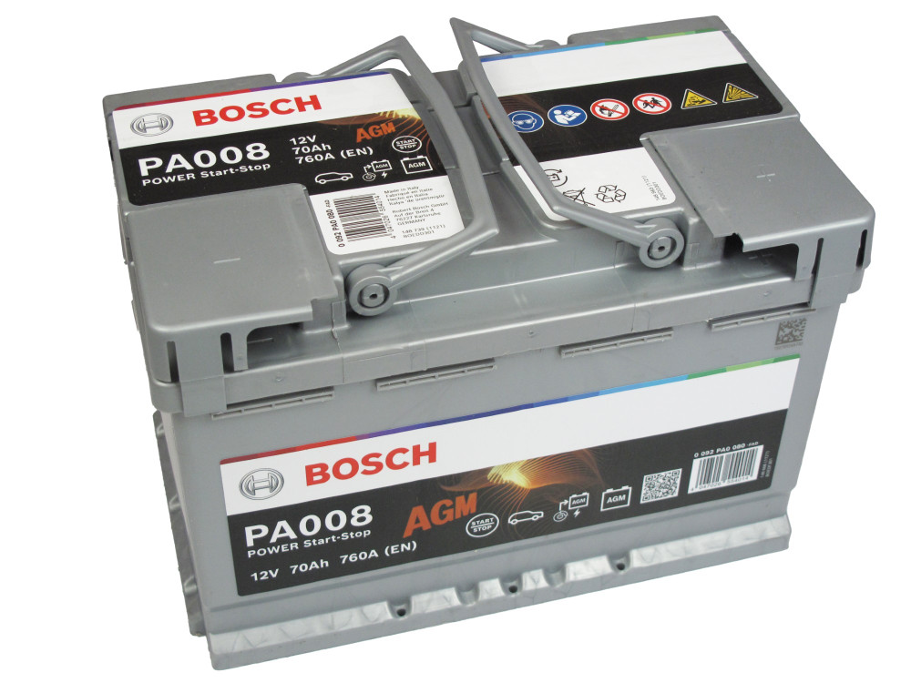 Bosch 0092s5a080 12v 70ah 760a Start Stop Agm Akkumulátor