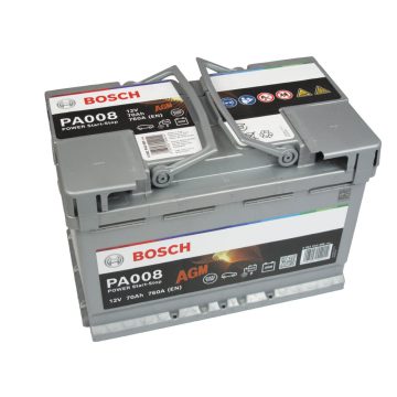 BOSCH 0092S5A080 12V 70AH/760A Start/Stop (AGM) akkumulátor