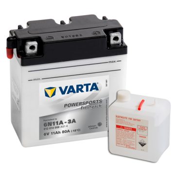   Varta 6v 11ah 80A motor akkumulátor jobb+ 6N11A-3A 012014008A514