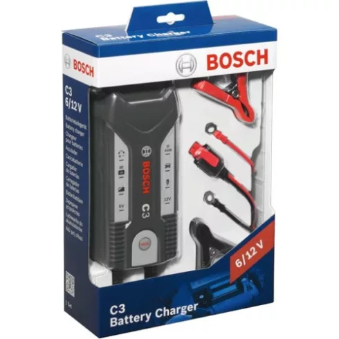 Bosch C30 6V/12V 3,8A automata akkumulátor töltő 0189911030