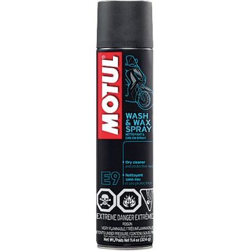 MOTUL E9 Wash & Wax Spray 0,4 L tisztítószer