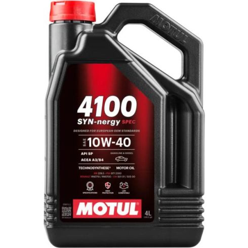 MOTUL 4100 Syn-nergie Spec 10W-40 4L motorolaj 112891