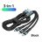   AL 3 az 1-ben mobil adat és töltő kábel különböző töltőfejekkel 5A 12-24V 12019