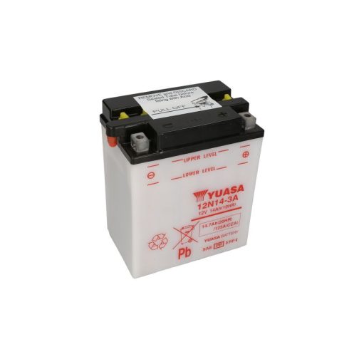 YUASA 12V 15Ah 125A Indító akkumulátor Jobb+ 12N14-3A