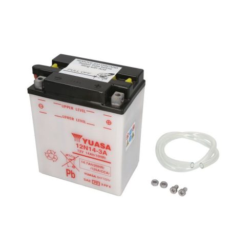 YUASA 12V 15Ah 125A Indító akkumulátor Jobb+ 12N14-3A