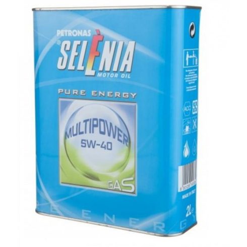 Petronas 14163701 SELENIA MULTIPOWER GAS 5W-40 2L motorolaj