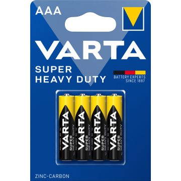VARTA SUPER HEAVY DUTY mikro/ AAA/ R3 elem BL4 2003101414