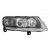 TYC Főfényszóró Bal Reflektor L. D1S/H7 04-08 AUDI A4 (Bi-xenon, a nappali LED, piros) 20-11430-05-2