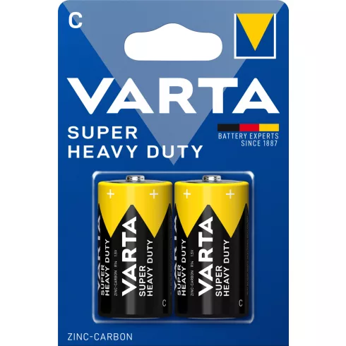 VARTA SUPER HEAVY DUTY bébi/ C/ R14 elem BL2 2014101412