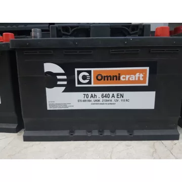Omnicraft 12V 70Ah 640A Jobb+ akkumulátor 2130416