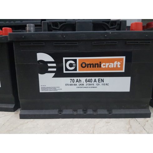 Omnicraft 12V 70Ah 640A Jobb+ akkumulátor 2130416