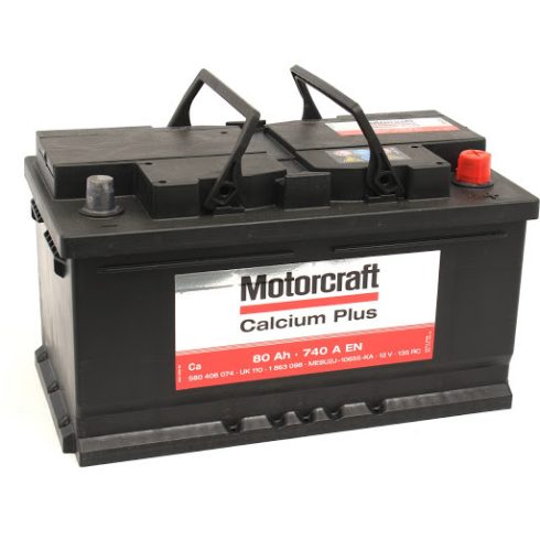 Ford Motorcraft Calcium Plus 2247689 12V 80Ah 740A jobb+ autó akkumulátor