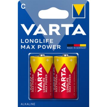 VARTA LONGLIFE MAX POWER bébi/ C/ LR14 elem BL2 4714101422