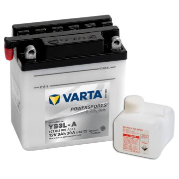   Varta 12v 3ah 30A motor akkumulátor jobb+ YB3L-A 503012001A514