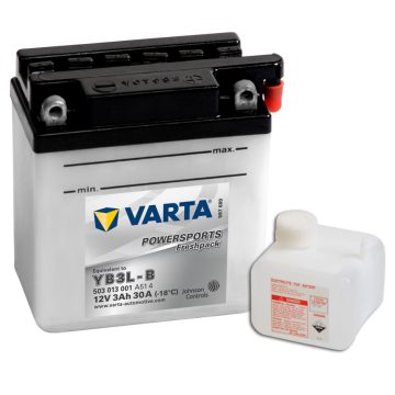   Varta 12v 3ah 30A motor akkumulátor jobb+ YB3L-B 503013001A514