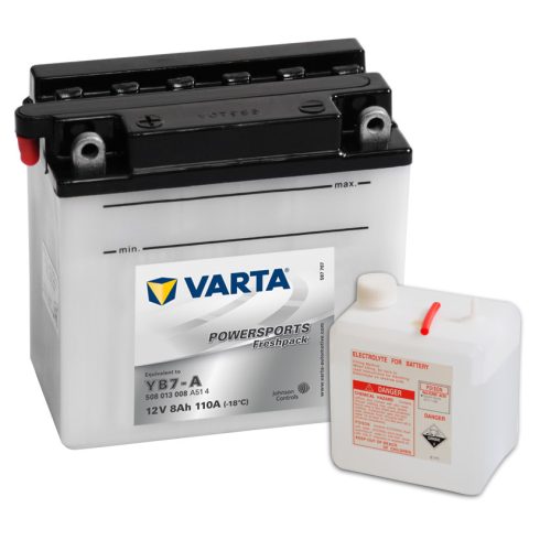 Varta 12v 8ah 110A motor akkumulátor bal+ YB7-A 508013008A514