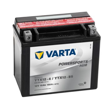   Varta 12v 10ah 150A AGM motor akkumulátor bal+ YTX12-BS 510012009A514