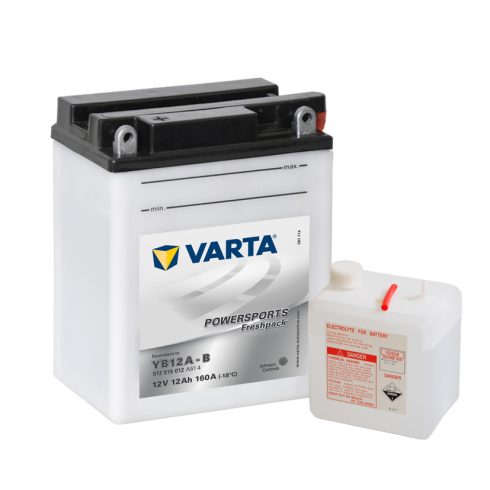 Varta 12v 12ah 160A motor akkumulátor bal+ YB12A-B 512015012A514