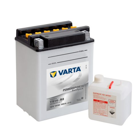 Varta 12v 14ah 190A motor akkumulátor bal+ YB14-B2 514014014A514