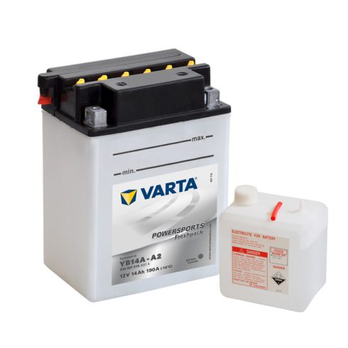 Varta 12v 14ah 190A motor akkumulátor YB14A-A2 514401019A514