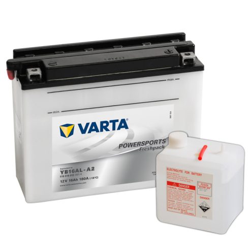 Varta 12v 16ah 180A motor akkumulátor jobb+ YB16AL-A2 516016012A514