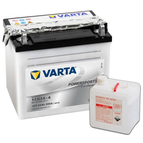 Varta 12v 24ah 200A motor akkumulátor bal+ 12N24-4 524101020A514