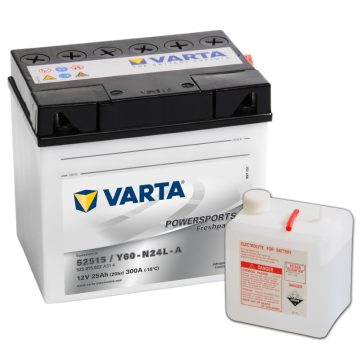   Varta 12v 25ah 300A motor akkumulátor jobb+ Y60-N24L-A 525015022A514