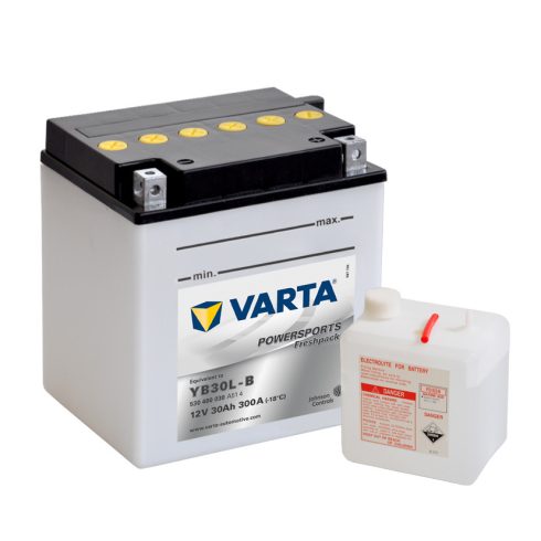 Varta 12v 30ah 300A motor akkumulátor YB30L-B 530400030A514