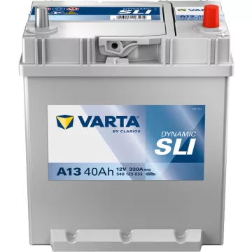   Varta Dynamic SLI - 12v 40ah - autó akkumulátor - jobb+ *ázsia*vékonysarus*talpas 540125033K262