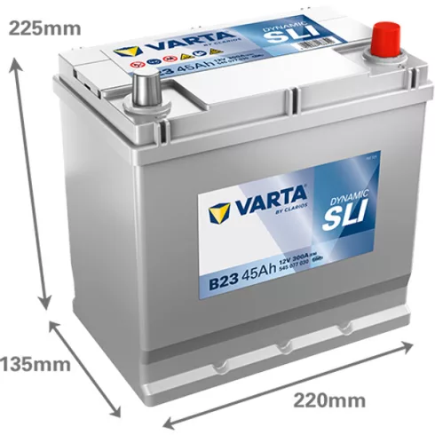 Varta Dynamic SLI - 12v 45ah - autó akkumulátor - jobb+ *ázsia 545077030K262