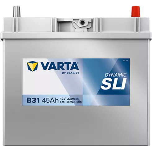 Varta Dynamic SLI - 12v 45ah - autó akkumulátor - jobb+ *ázsia *vékonysarus 545155033K262