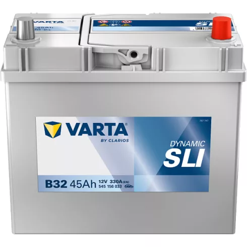 Varta Dynamic SLI - 12v 45ah - autó akkumulátor - jobb+ *ázsia, vastag sarus 545156033K262