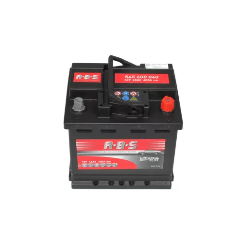 Abs Universal Plus - 12v 45ah - autó akkumulátor - jobb+ 545600040