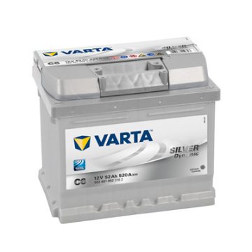 Varta Silver 552401052 12V 52AH 520A J+ akkumulátor