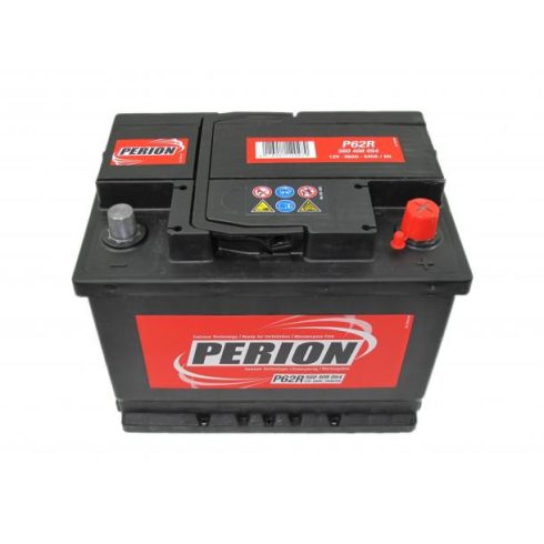 Perion - 12v 60ah - autó akkumulátor - jobb+ *alacsony 5604090547482