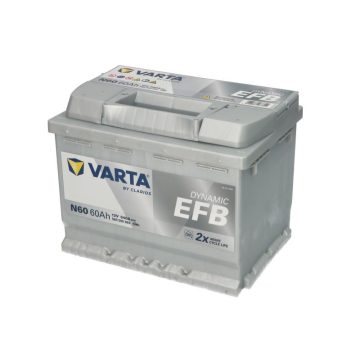   Varta Dynamic EFB - 12v 60ah - autó akkumulátor - jobb+ 560500064K262