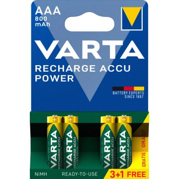   VARTA POWER akkumulátor mikro/ AAA 800 mAh BL3+1 56703101494