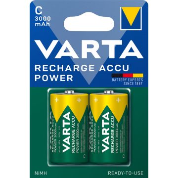 VARTA POWER akkumulátor bébi/C 3000 mAh BL2 56714101412
