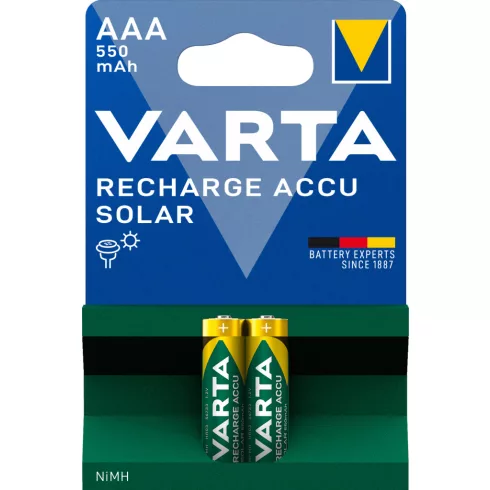 VARTA SOLAR akkumulátor mikró/AAA 550 mAh BL2 56733101402