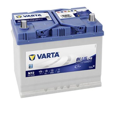   Varta Blue Dynamic EFB - 12v 72ah - autó akkumulátor - jobb+ ázsia 572501076D842