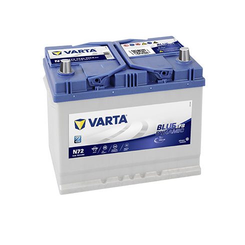 Varta Blue Dynamic EFB - 12v 72ah - autó akkumulátor - jobb+ ázsia 572501076D842