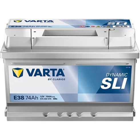 Varta Dynamic SLI - 12v 74ah - autó akkumulátor - jobb+ *alacsony 574402075K262