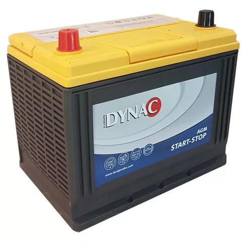 DYNAC Start-Stop AGM - 12v 75ah - autó akkumulátor - jobb+ 575901069